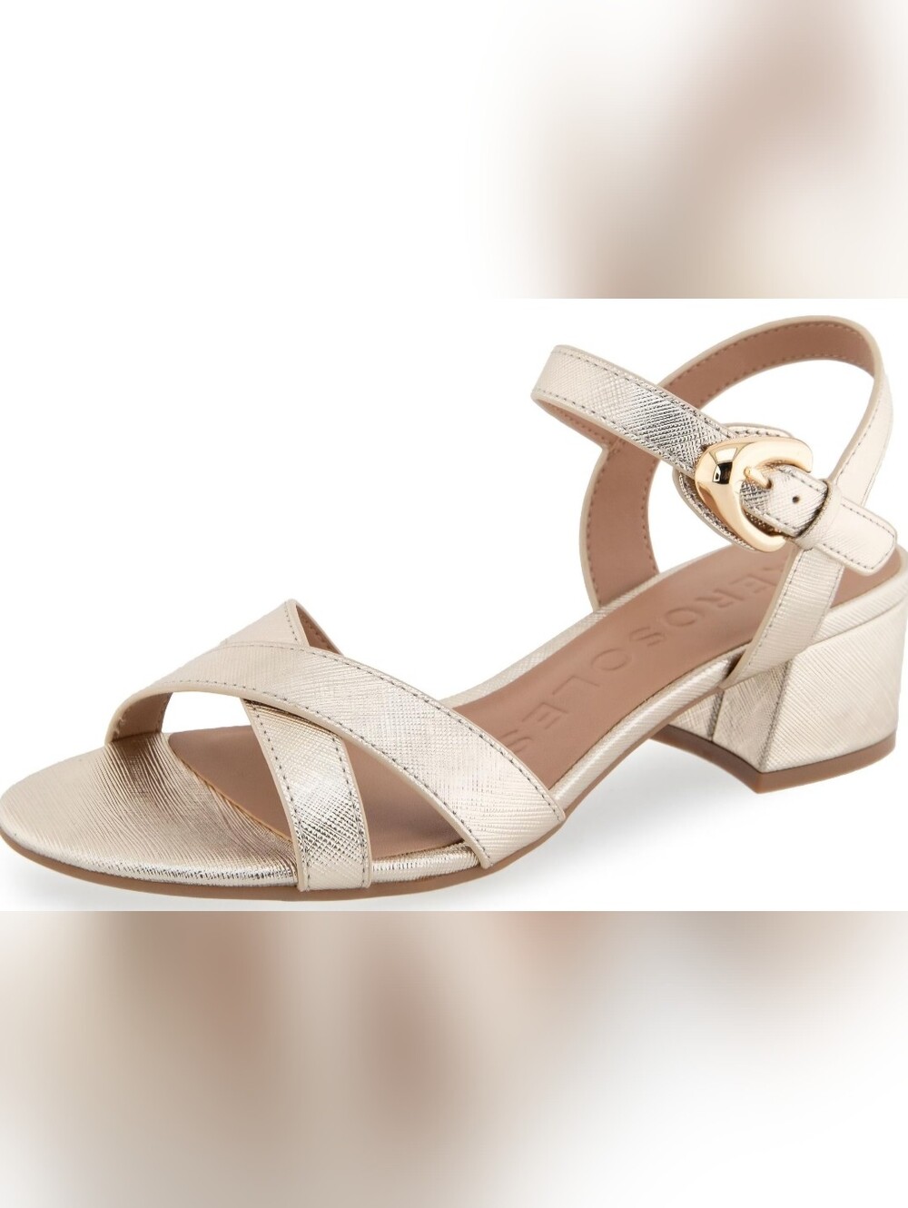 Aerosoles Cinzia Metallic Heeled Sandal